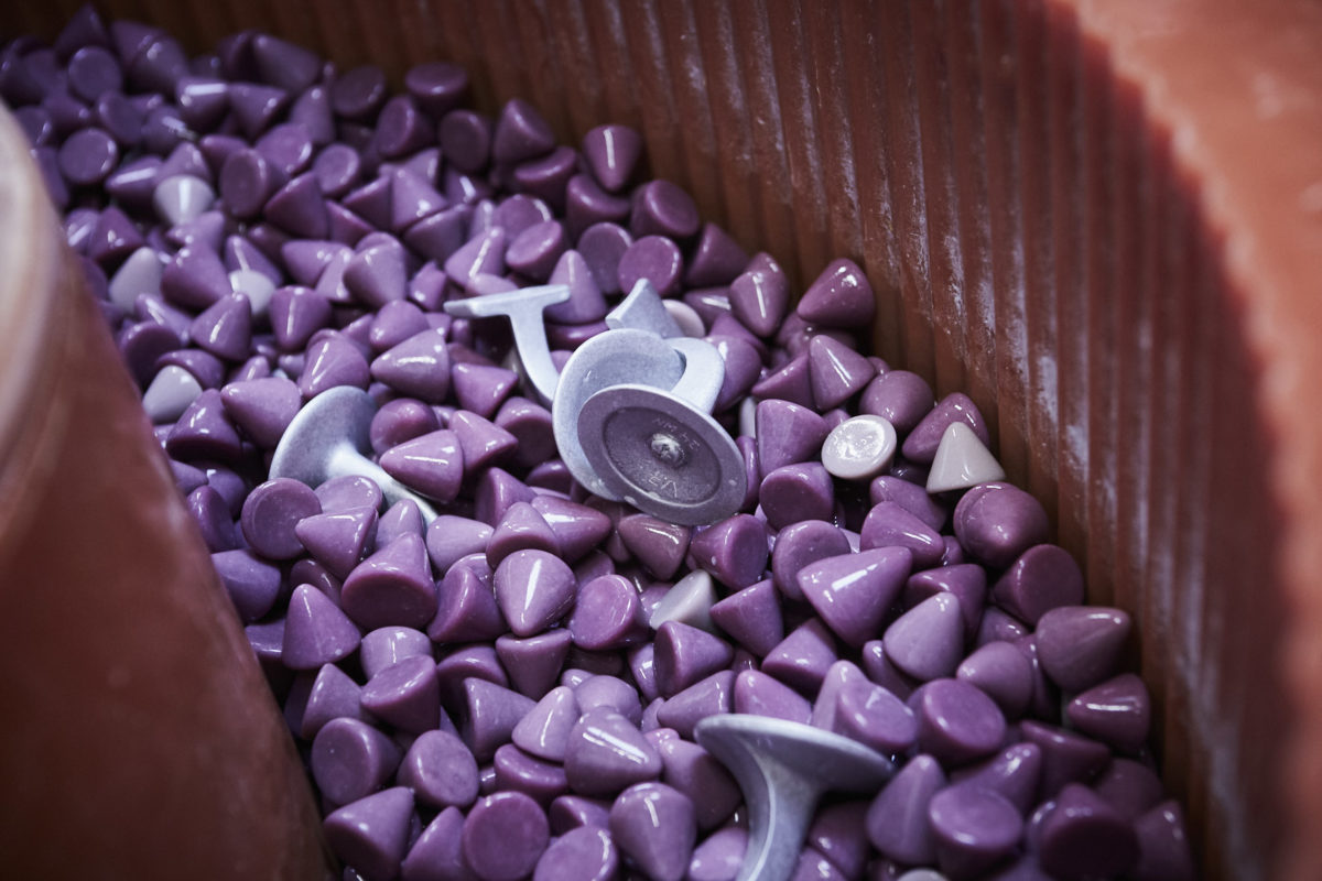 Bearbeitungsprozesse beim Gleitschleifen