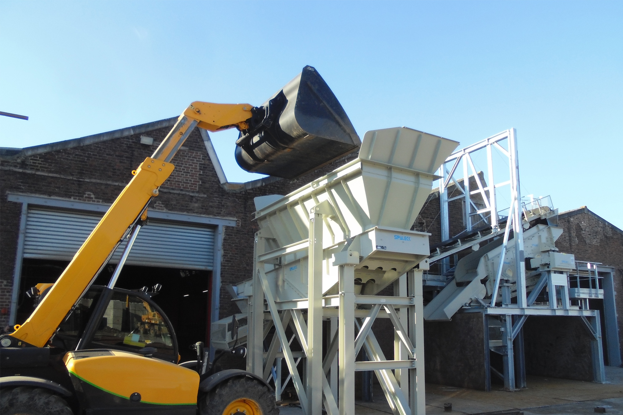 Feed Hoppers for your material 100 customized SPALECK since 1869