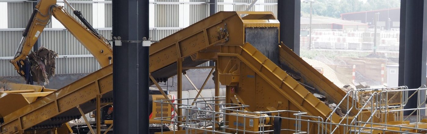 Fingersiebe Grizzly Vibrationssiebmaschine