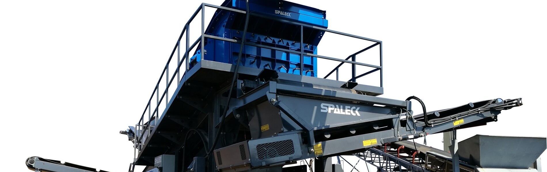 Mobile Siebanlage mit Elektroantrieb