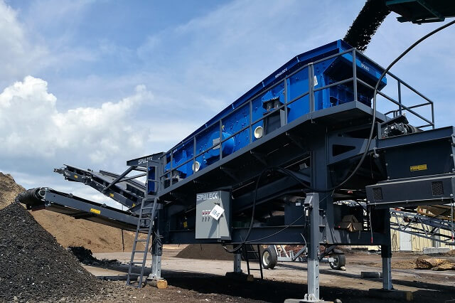 SPALECK Elektrische Siebanlage semi-mobil