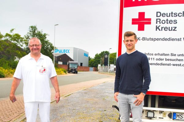 Gemeinsam mit dem DRB hat SPALECK seine 6. Blutspendenaktion im Unternehmen auf die Beine gestellt