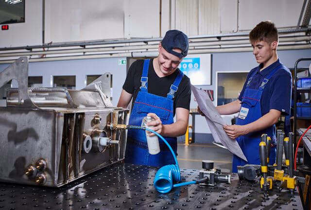 Konstruktionsmechaniker in der Qualitätssicherung