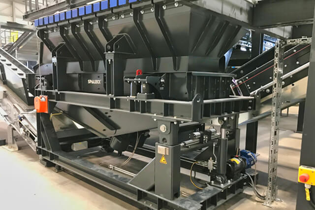 SPALECK ActiveFEED Aufgabebunker für eine optimale Materialzuführung