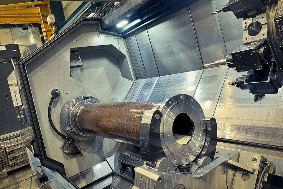 Langdrehteil wird auf Langdrehteil-Maschine hergestellt