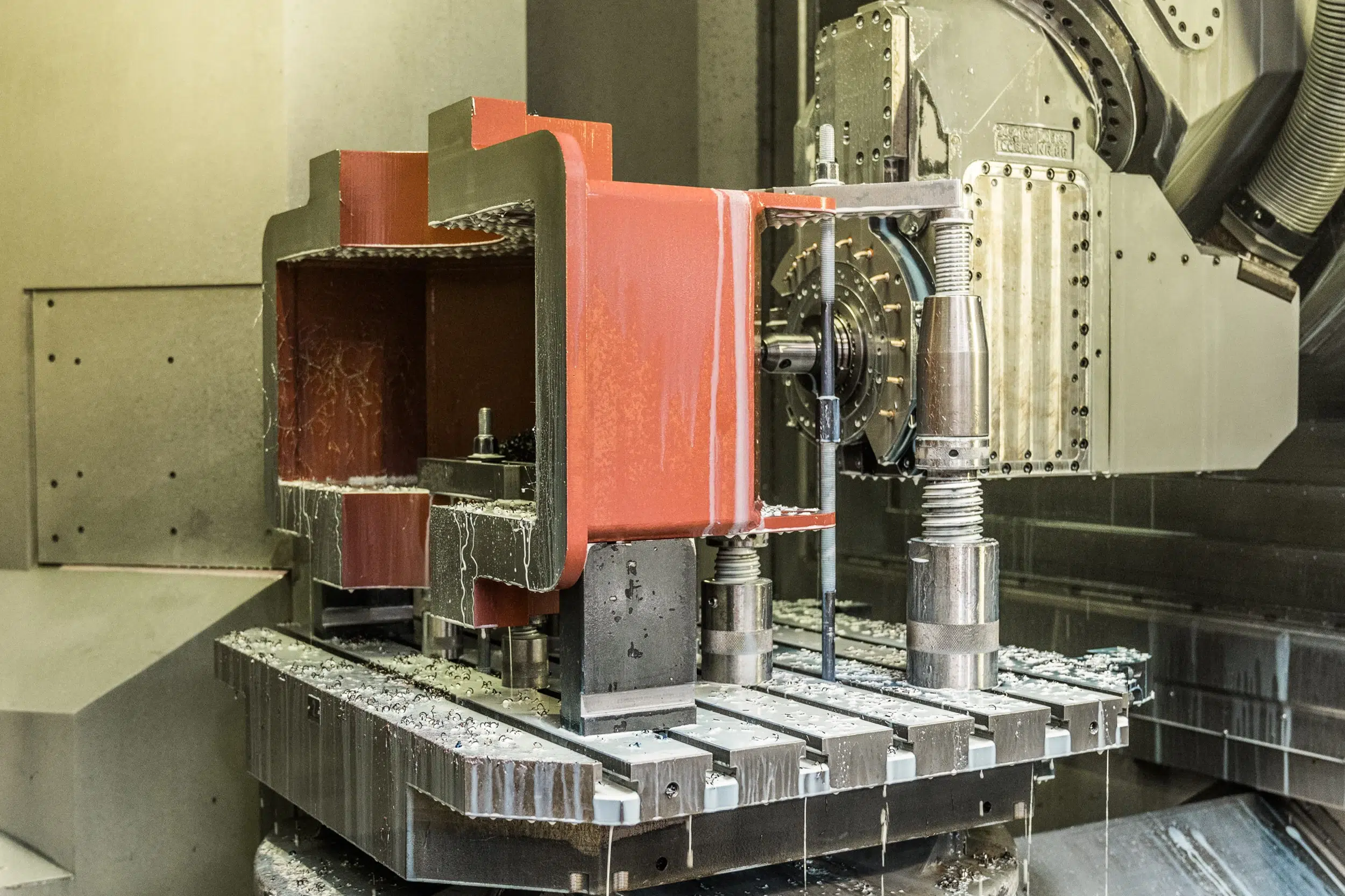 Schweißbaugruppe inklusive CNC-Zerspanung